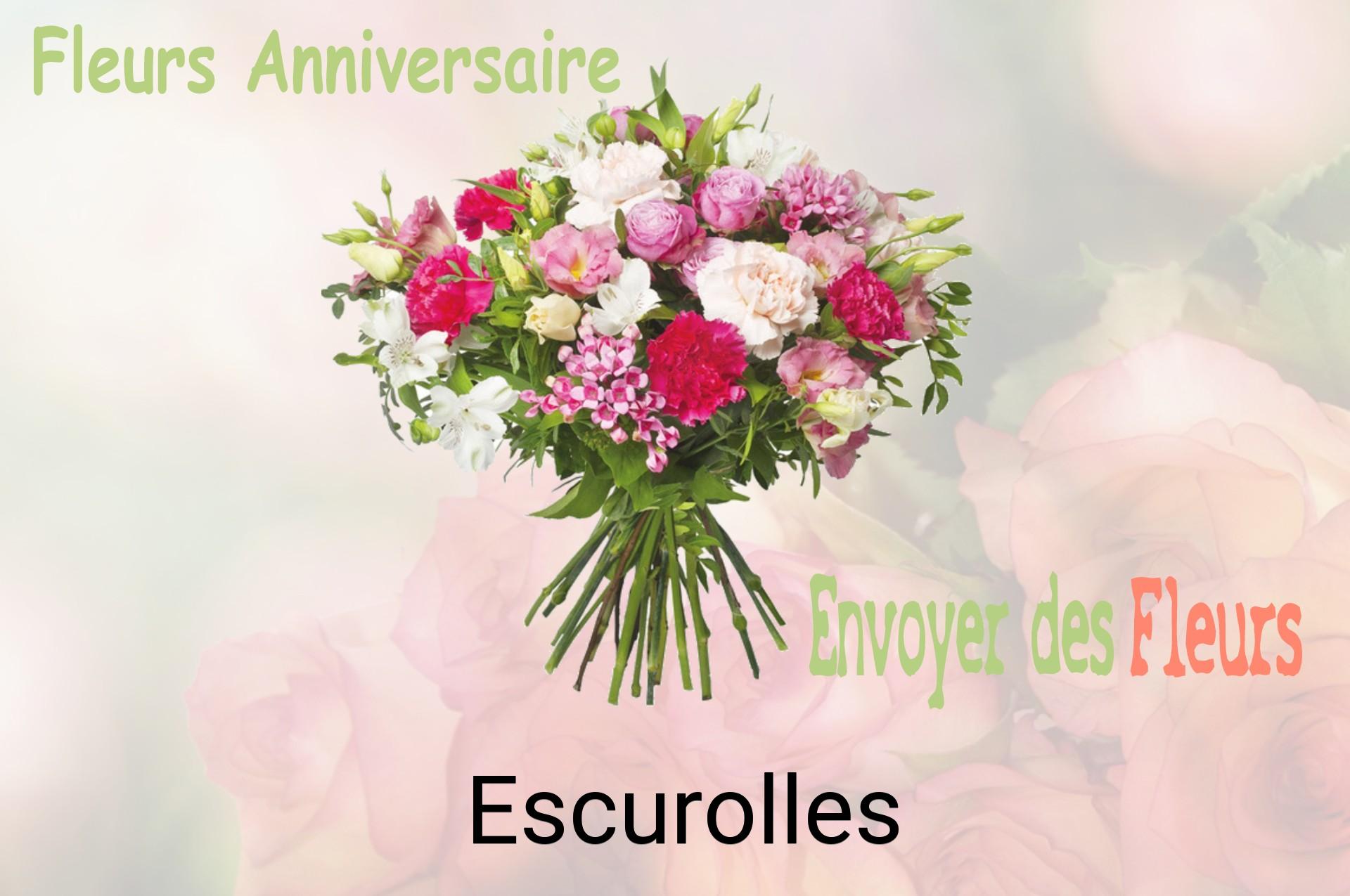 Bouquet de fleurs d’anniversaire livré à Escurolles