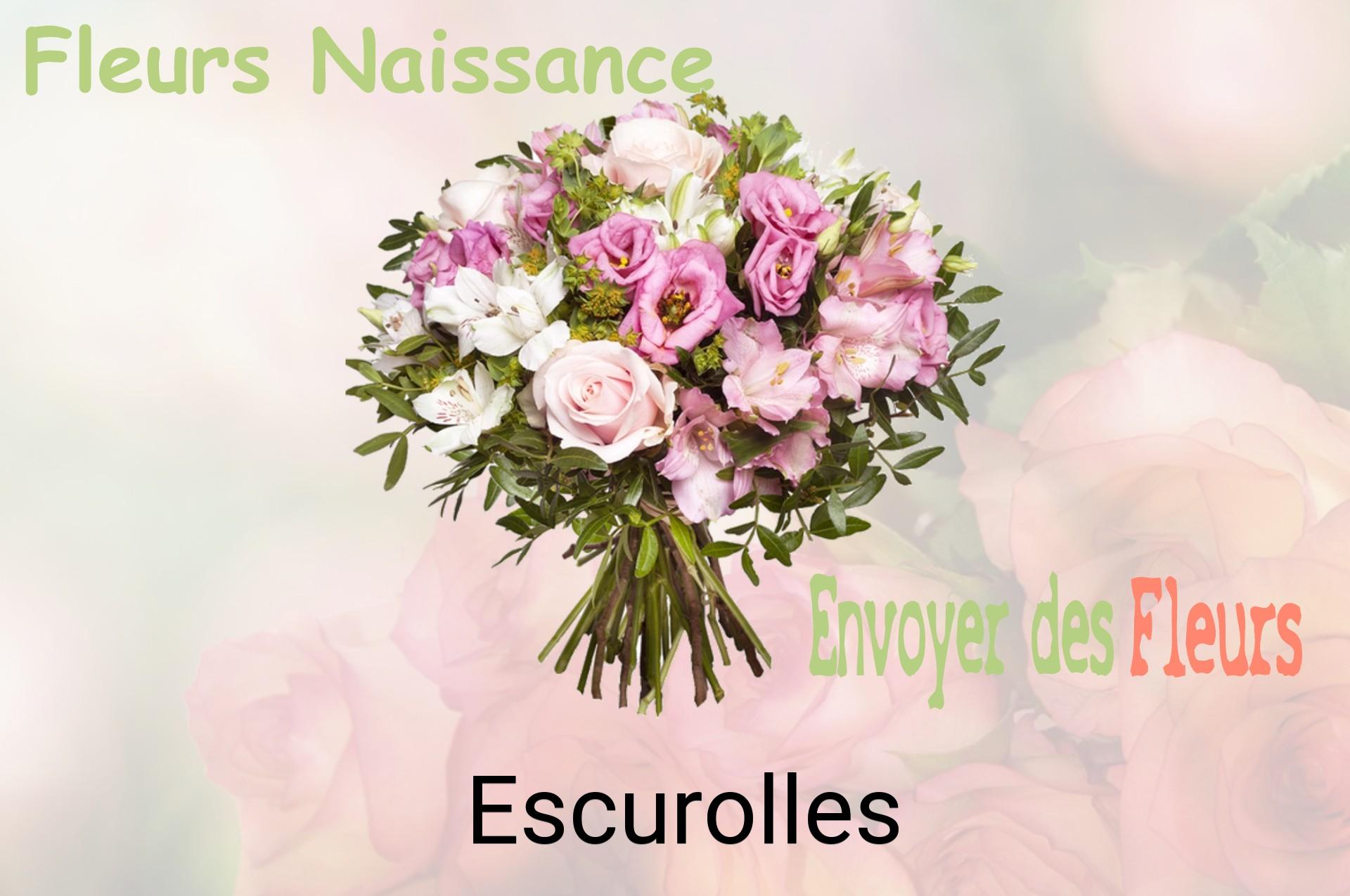 Bouquet de fleurs de naissance livré à Escurolles
